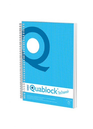 Caiete scolare - Caiet A4 studentesc Quablock cu arc 120 file Pigna Matematica