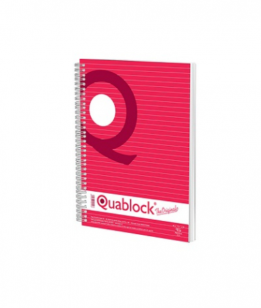 Caiete scolare - Caiet A4 studentesc Quablock cu arc 120 file Pigna Matematica