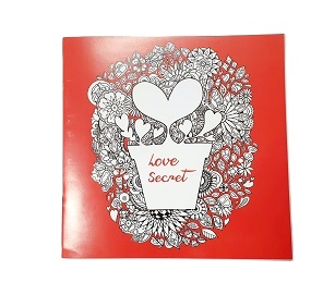 Carti de colorat pentru copii - Caiet de colorat antistress Love Secret