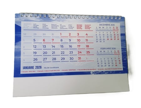 Calendare - Calendar triptic de birou