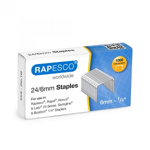 Articole si consumabile de birou - Capse 24/6 Rapesco