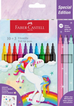 Carioci - CARIOCA 10+3 CULORI UNICORNI FABER-CASTELL