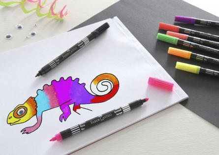 CARIOCA 10 CULORI 2 CAPETE CULORI NEON FABER-CASTELL [1]