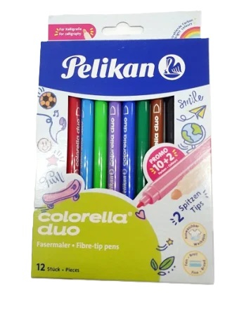 Carioci - Carioca 12 culori Pelikan Colorella DUO C407