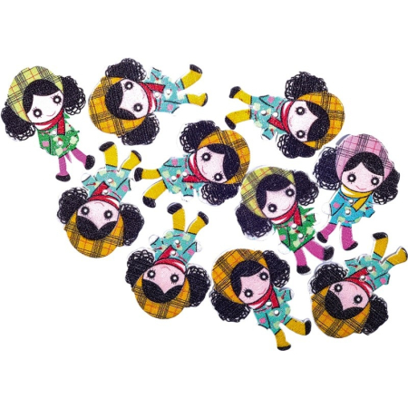 Accesorii lucru manual - Carlige FETITE lemn 30 mm 10/set  J137213