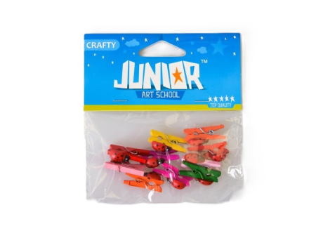 Accesorii lucru manual - Carlige GARGARITE LEMN 10/set   J137221