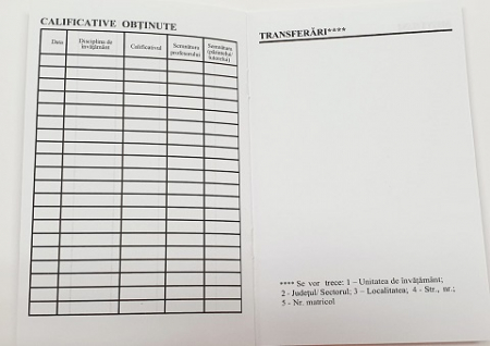 Carnet elev Clasa I-IV [4]