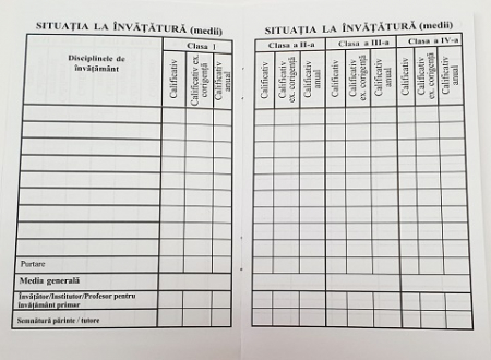 Carnet elev Clasa I-IV [2]