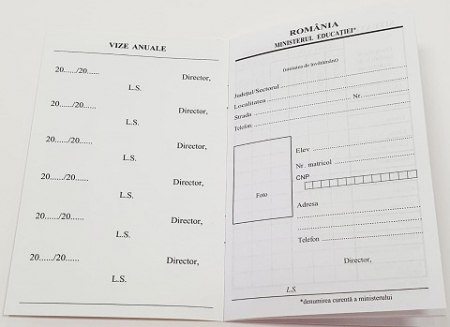 Carnet elev clasele IX-XII-a [1]