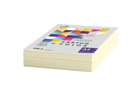 Carton A4 color - Carton color 160g/mp A4 250 coli ECADA Crem