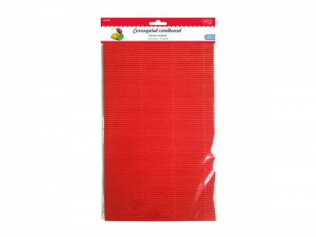 Cartoane si hartii speciale pentru lucru manual - Carton ondulat A4 5 culori DACO AD028