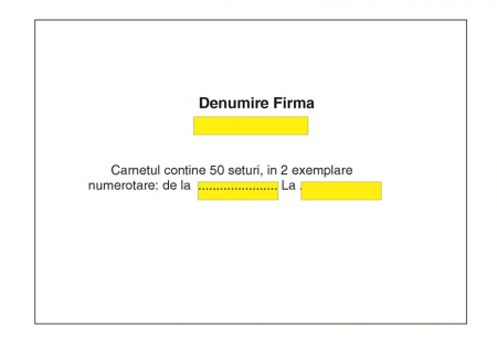 Chitantier personalizat 2 ex. C5 pentru firma + numerotare  + coperta personalizata si cu numerotare [1]