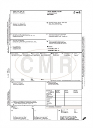 Tipizate Generale - CMR 3 exemplare M2 - Scrisoare de transport international