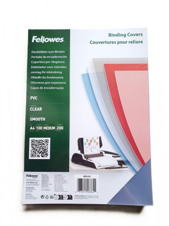 Coperti si cartoane indosariere - Coperta indosariere A4 200 microni Fellowes transparenta