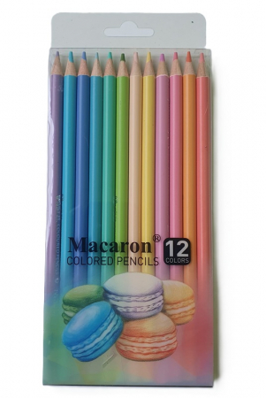Creioane color 12/set Macaron