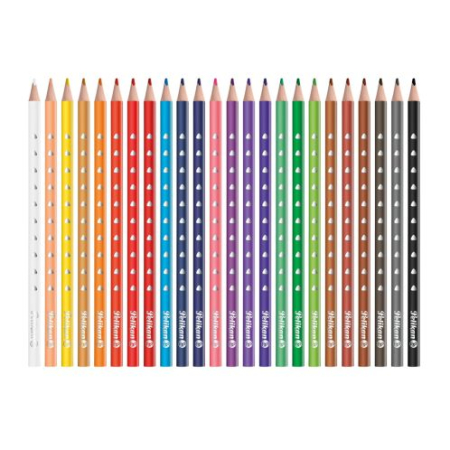 Creioane color 24/set triunghiulare Pelikan SILVERINO [1]