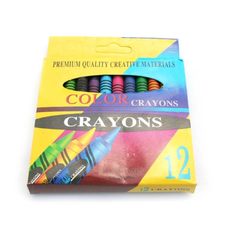 Scoala si gradinita - Creioane colorate cerate CN CRAYONS, 12cul/set