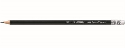 Instrumente de scris si corectura - Creion Faber-Castell cu guma 1112