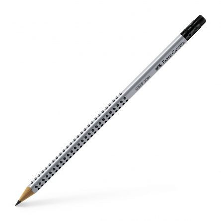 Creioane cu mina grafit - CREION GRAFIT HB CU GUMA GRIP 2001 FABER-CASTELL