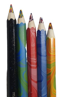 Creioane colorate si cerate - Creion Papagal JUMBO Koh I Noor