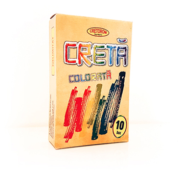 Creta scolara - Creta 10/set color Cretorom patrata