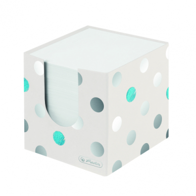 Hartie si produse din hartie - Cub hartie alb 9x9x9 cm, 80 g/mp, Frozen Glam