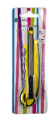 Cuttere - Cutter mediu 9 mm cu rubber grip WillGo