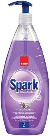 Detergenti si Igienizare bucatarii - Detergent Vase Sano Spark cu pompita 1 L Lavanda