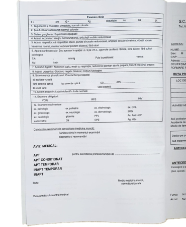 Dosar medical carnet A4 100 file [1]