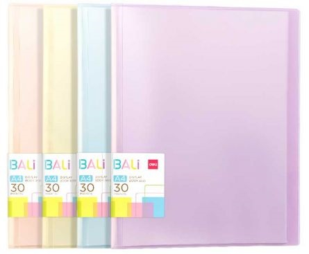 Dosare din plastic - Dosar plastic cu 30 folii Deli coperti rigide DLEB033
