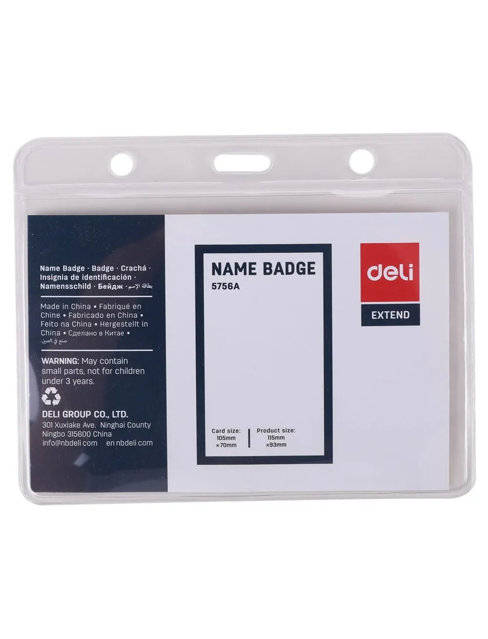 Ecusoane - Ecuson orizontal 95x68 mm DELI