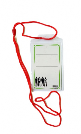 Ecusoane - Ecuson vertical cu snur Ecada 104x75 mm