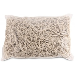 Elastice bani - Elastice pentru bani, 1 Kg, Diametru: 100 mm x1.5 mm. Material: 65% cauciuc, Culoare: alb