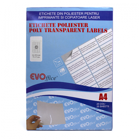 Etichete autocolante A4 - Etichete 24/A4 poliester