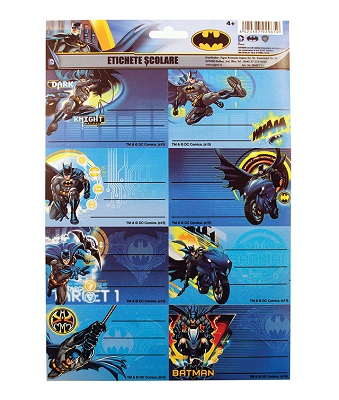 Etichete scolare - Etichete scolare Batman Dark Night