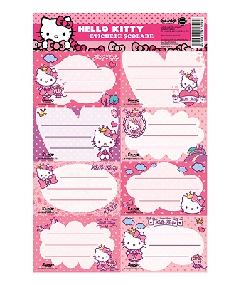 Etichete scolare - Etichete scolare Hello Kity