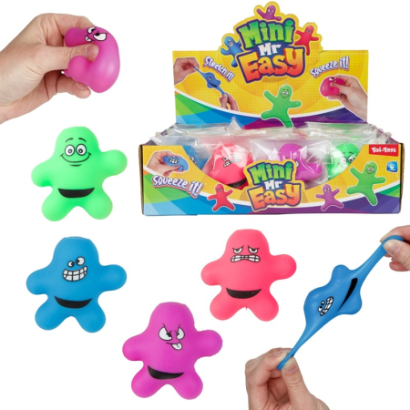 Jucarii si cadouri copii - Figurina antistres, Mini Mr. Stretch, 6 cm - Toi-Toys