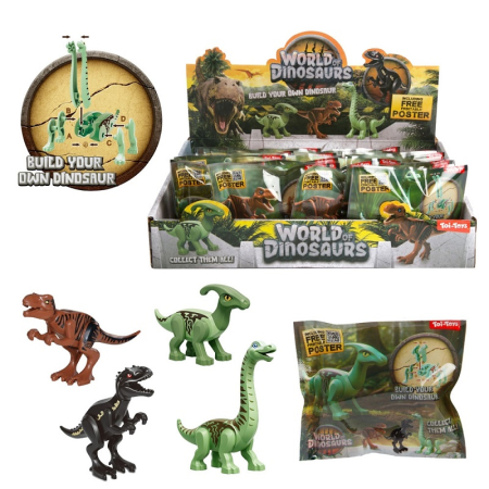 Cadouri  si articole copii - Figurina de asamblat 3D, Dinozaur - Toi-Toys