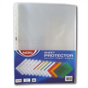 File si mape de protectie - File protectie A4 Noki 75 microni Cristal 100/set