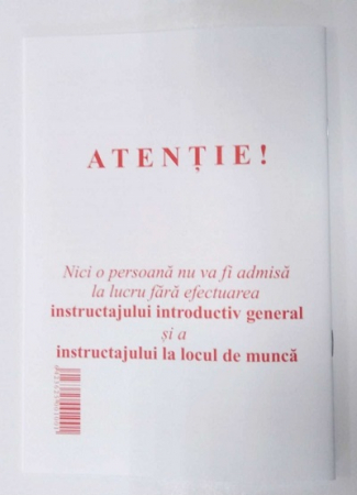 Fisa PSI - instructaj situatii de urgenta [1]