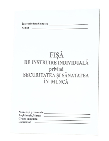 Tipizate Generale - Fisa SSM protectia muncii