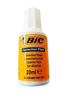 Pic si corectoare - Fluid corector BIC alcool