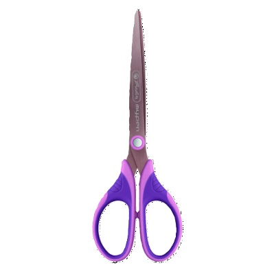 Foarfece birou - Foarfeca 18 cm My.Pen Varf ascutit Roz/Mov blister