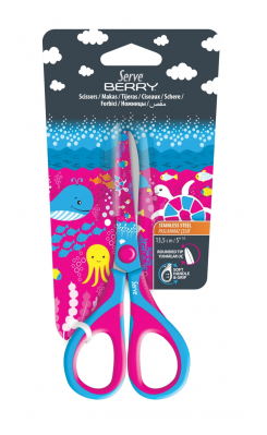 Foarfece scolare - Foarfeca copii Varf rotund BERRY