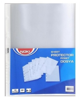 File si mape de protectie - Folie de protectie A3 Portret Noki 25/set