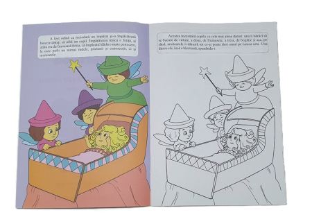 Frumoasa adormita - Carte de colorat + poveste [1]
