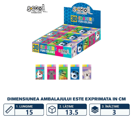Gume de sters - Guma color  S-COOL