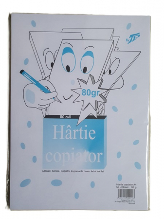 Hartie color A4 - Hartie A4 alba 50 coli/set Tp