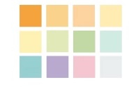 Hartie color A4 - Hartie A4 50 coli/set culori pale TP