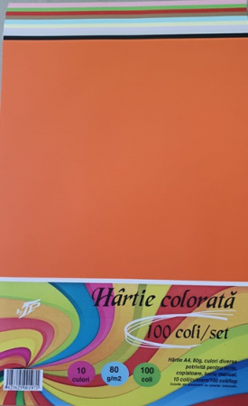Hartie A4 Mixt 100 coli/set color 10 culori TP [1]